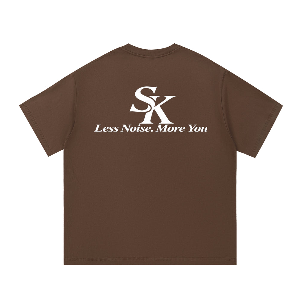 Su-Koonl  Pure White Badge Cotton T-Shirt