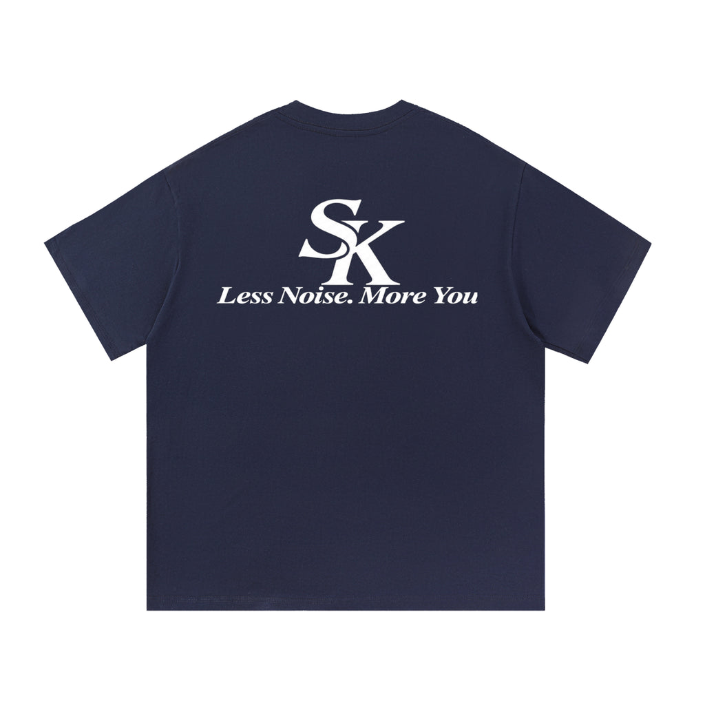 Su-Koonl  Pure White Badge Cotton T-Shirt