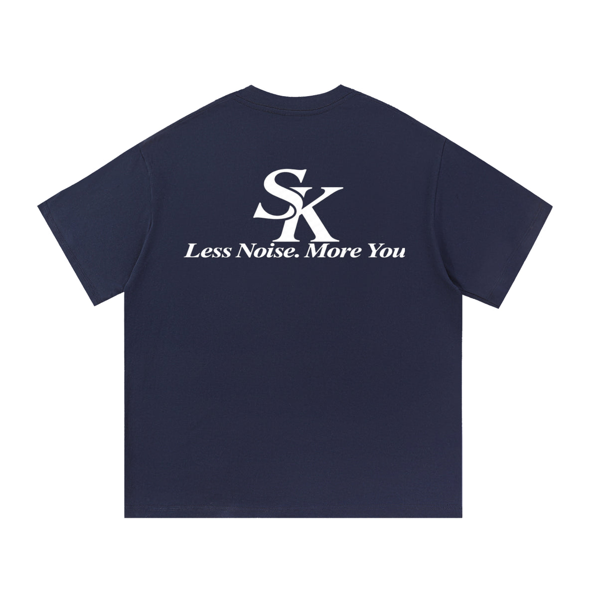 Su-Koonl  Pure White Badge Cotton T-Shirt