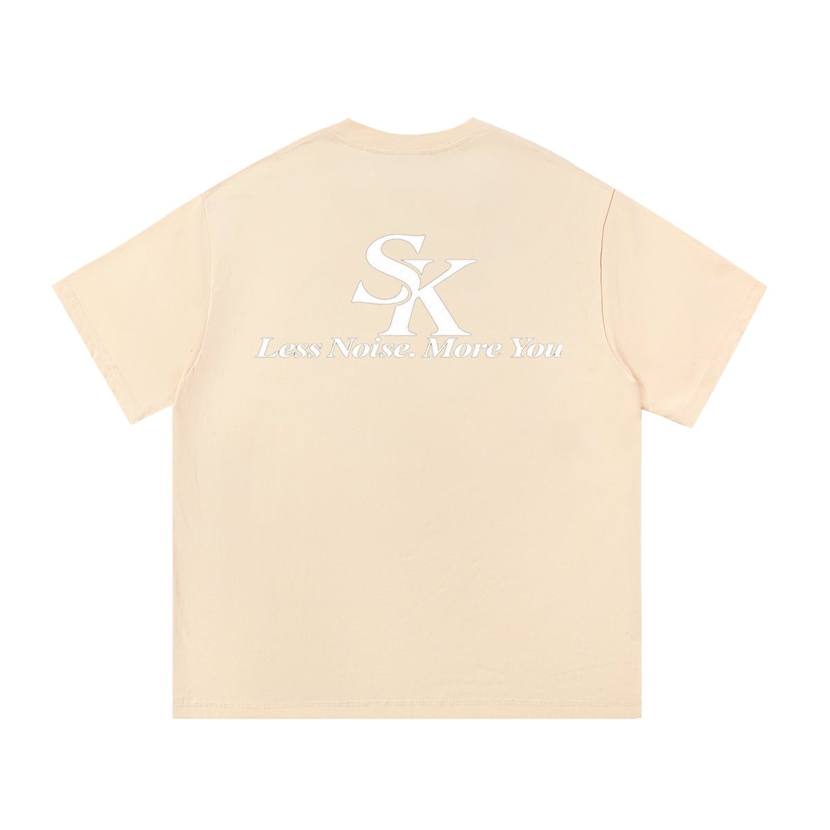 Su-Koonl  Pure White Badge Cotton T-Shirt