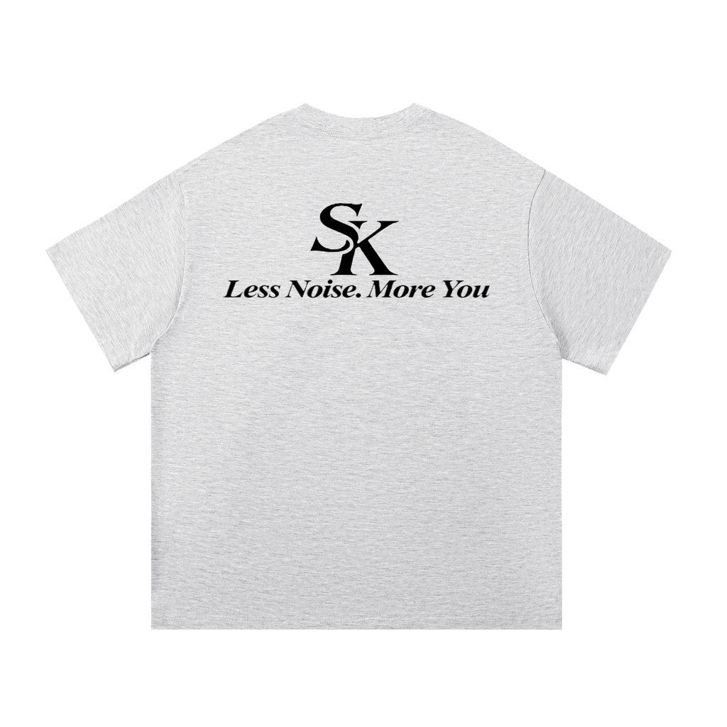 Su-Koon Pure Black Badge Cotton T-Shirt