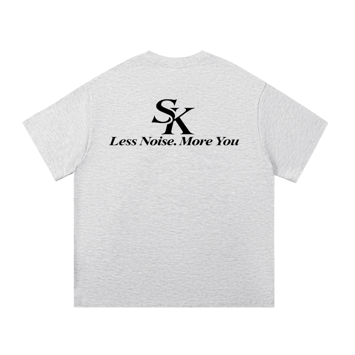 Su-Koon Pure Black Badge Cotton T-Shirt
